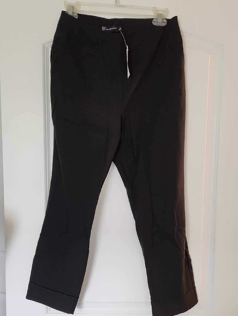 NEW W Tag Ny & Co Black Dress Pants M